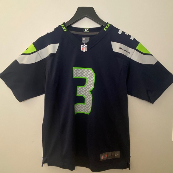 Nike Other - Nike NFL Seattle Seahawks Russell Wilson Jersey Youth Size L Navy #3